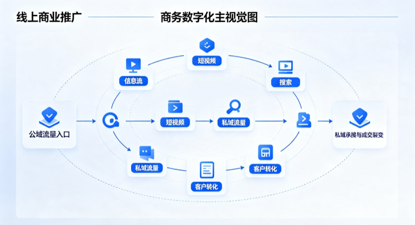 正蓝旗线上商业推广怎么做？全域流量闭环搭建与低成本转化实战指南